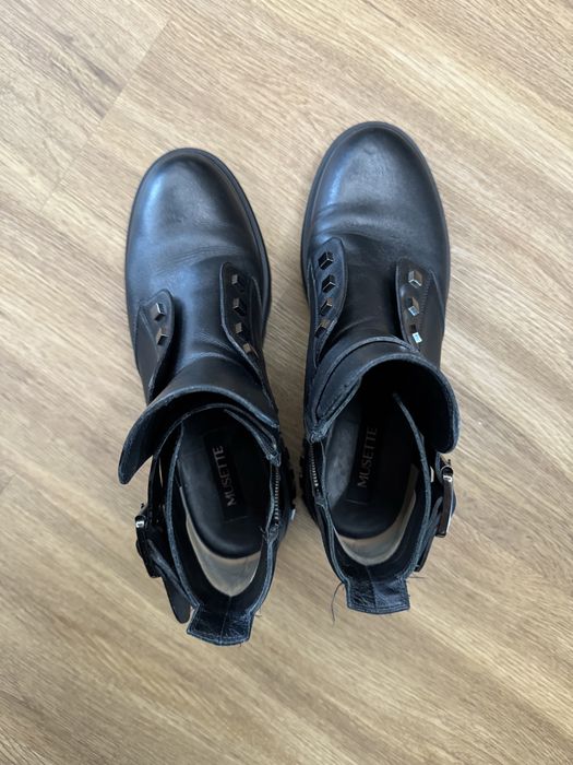 Ghete musette, piele , marimea 40