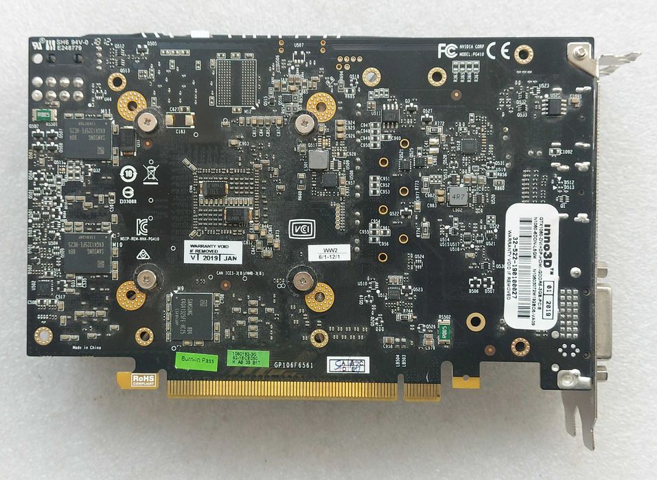Placa video Inno3D GeForce GTX 1060 Compact2 3GB GDDR5 192-bit