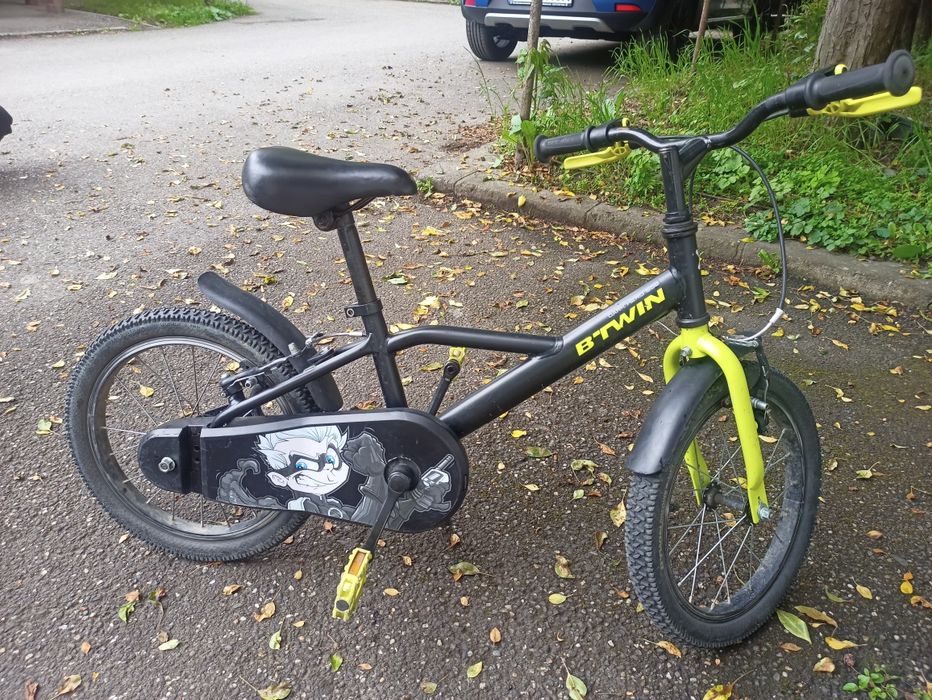 Bicicleta btwin aluminiu  16inch 4-7 ani