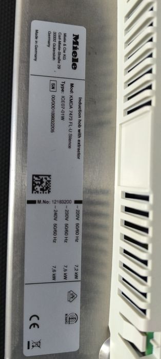 Индукционен плот Miele KMDA 7473 FL-U Silence