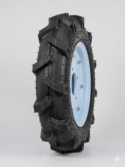 Set 2 roti motocultor 400-10 cu valva, Sarcina maxima 168KG, 4 PR, Alb