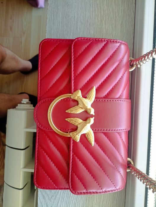 Кожена Чанта Пинко