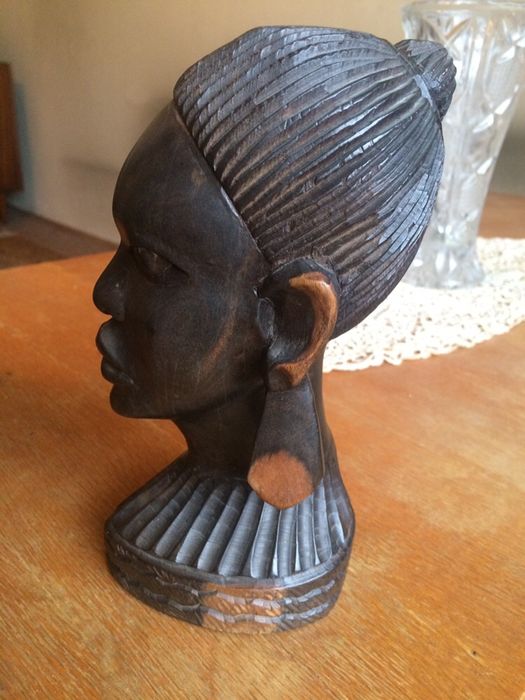 Дървена фигурка ескимос соц играчка