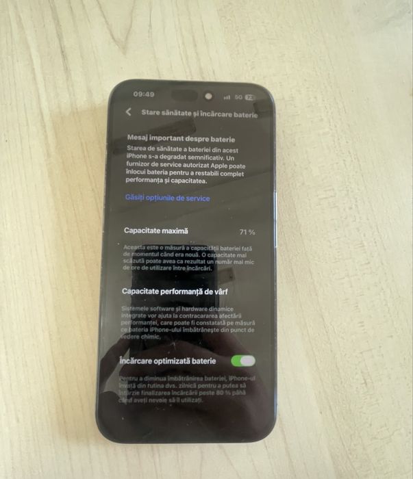 iPhone 14 Pro Max 512GB Space Black - Neverlocked (Spart față/spate)