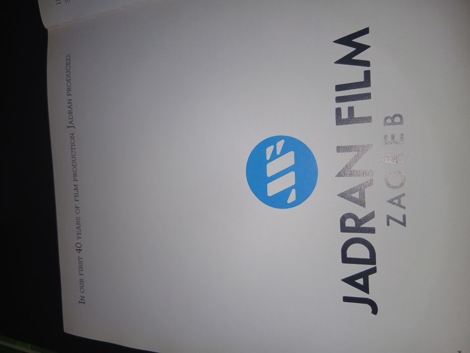 JORDAN FILM ретро монография/каталог, издадена от легендарното филмово студио Jadran Film в Загреб