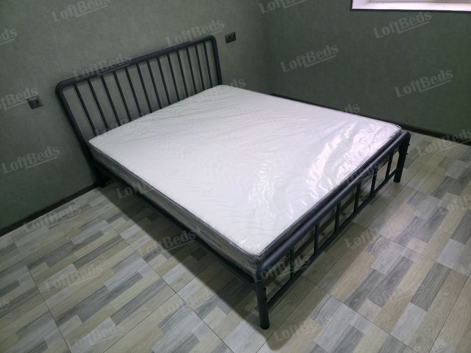 Двуспальная и односпальная кровать БРОКЛИН, temir krovat 10yil kafolat