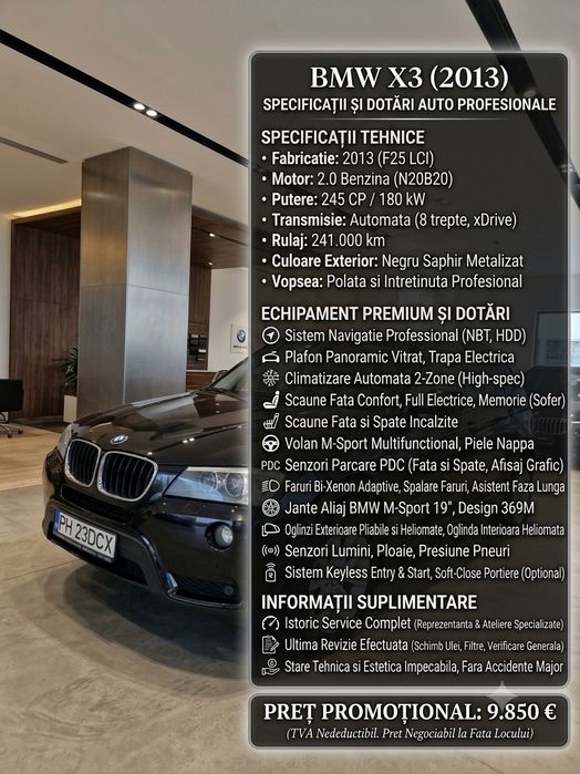 X3 2013 2.0I 4x4 automat