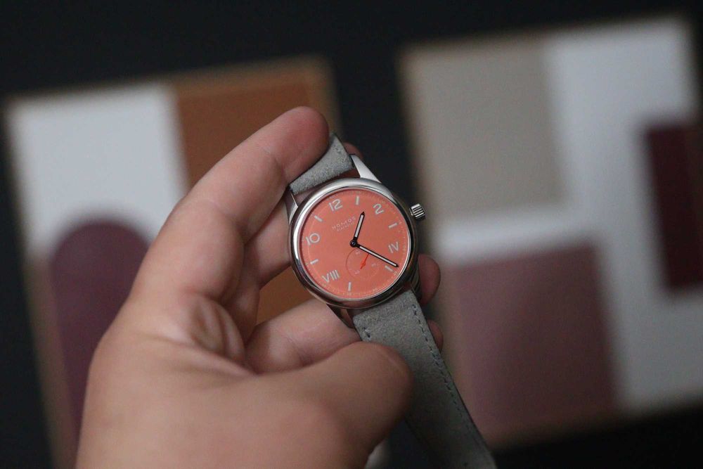 NOMOS Club Campus 725 Cream Coral 38,5mm