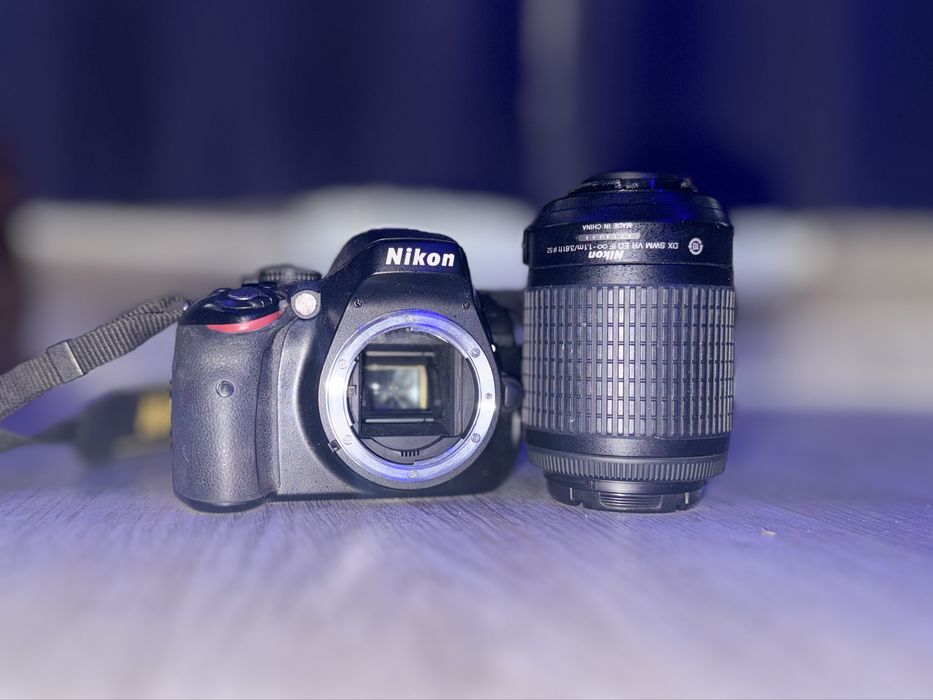 Фотоаппарат Nikon d5100 + объектив 55 200