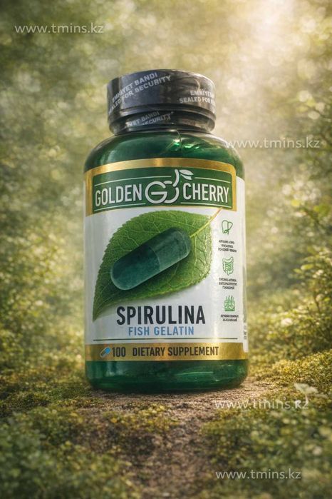 Спирулина GOLDEN CHERRY 100 капсул