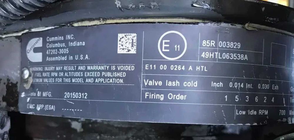 Motor Volvo G9K 320 CP Euro 6