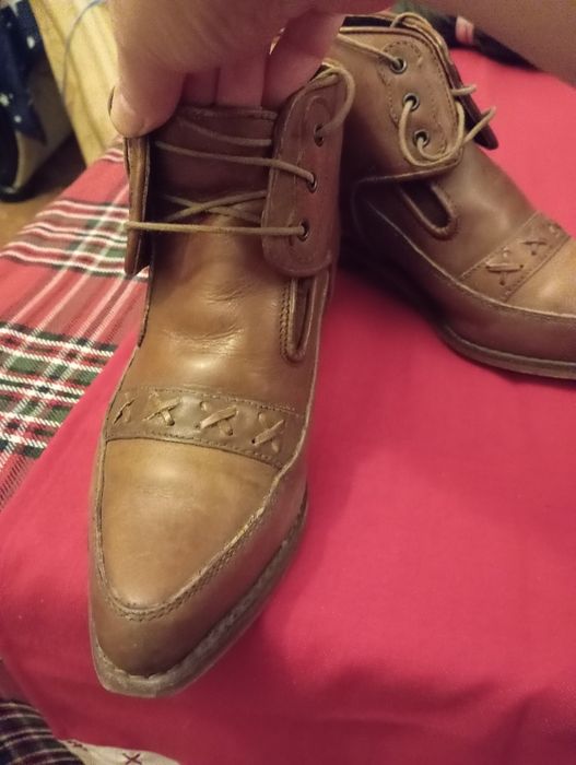 Ghete de iarnă, primăvară din piele naturala