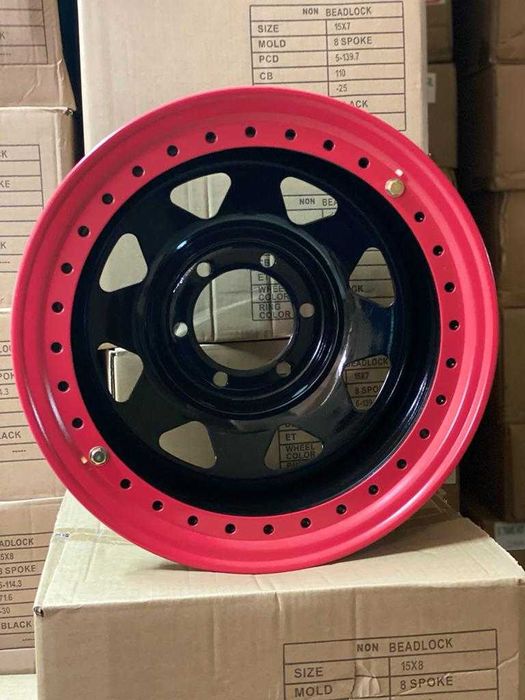 Jante din tabla BEADLOCK 16x10J 6x139.7 ET-50 CB 110 Nissan ,Toyota