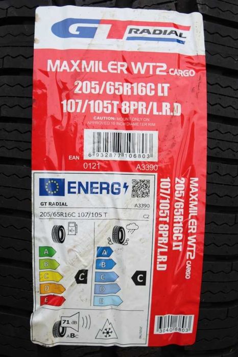 Anvelope iarna noi 205/65R16C 107/105T, 8PR, GT-Radial