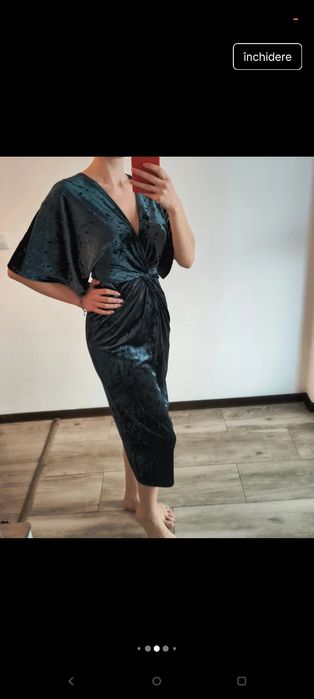 Rochie turcoaz Zara s