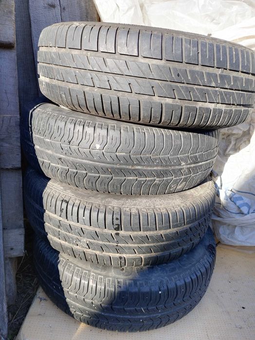 Set Roti jante auto cauciucuri 225 60 R17 hyundai originale
