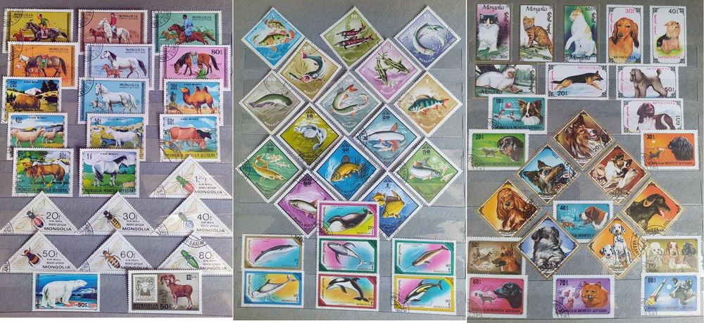 Коллекция почтовых марок Монголии