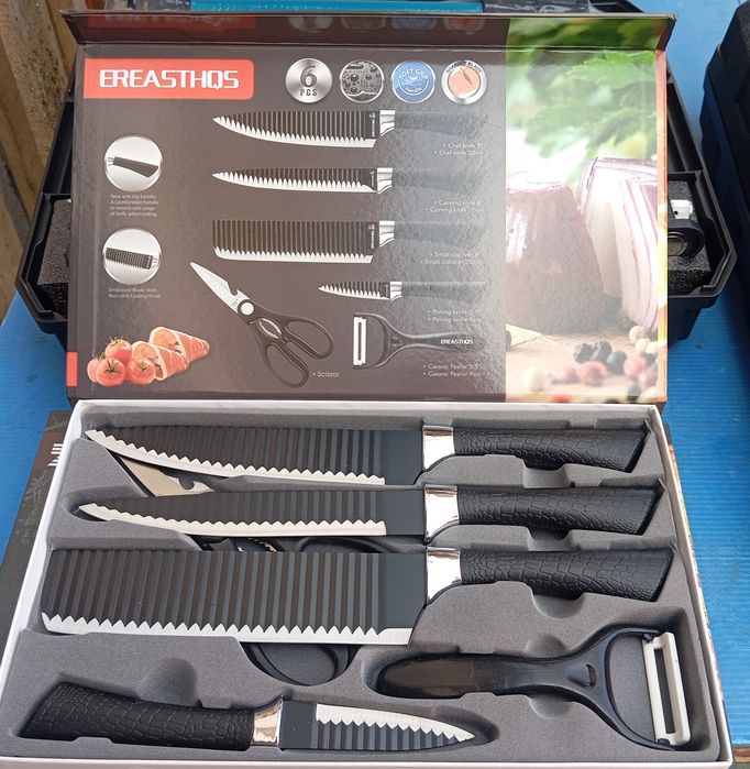 Комплект кухненски ножове + Ножица и Белачка ZEPTER