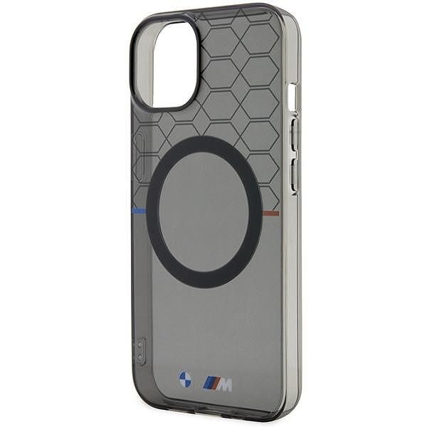Case bmw bmhmp13mhgpk iphone 13 / 14 / 15 6.1" grey pattern magsafe