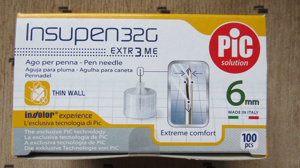 Игли за инсулинова писалка-5мм.-6мм.