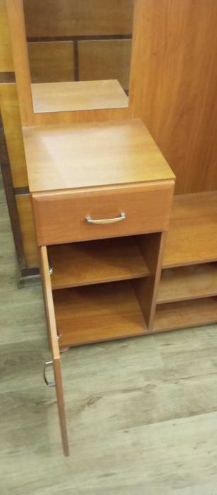 Портманто (2 части) - гардероб, шкаф, рафтове, огледало и закачалки