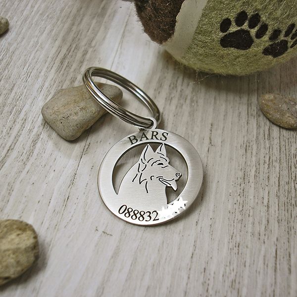 Медальон за домашен любимец от медицинска стомана