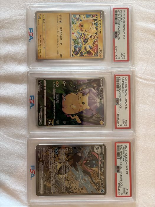 Pokemon tcg- psa грейднати карти