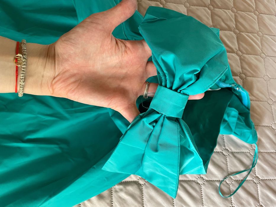 Къса рокля тюркоаз М/38