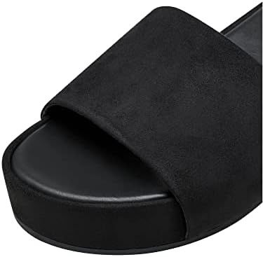 Черни чехли на платформа