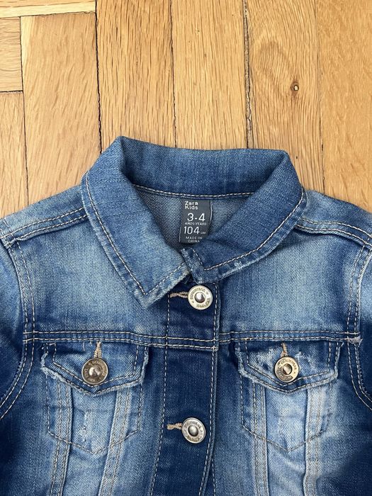 ZARA детско дънково яке / дънкова пола размер 104см (3-4 год)