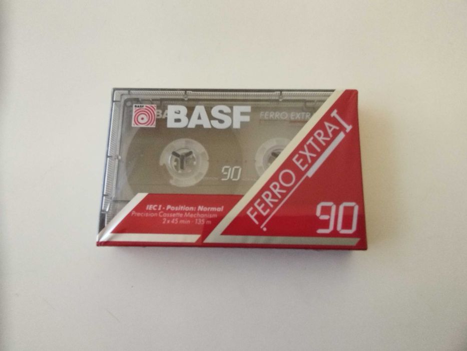Caseta audio  BASF 90 Ferro Extra I IEC I , NOU