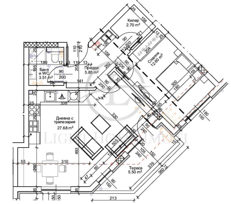 Продава се Двустаен апартамент в Пловдив, Тракия - 78 кв.м за 1092 €/кв.м - Снимка #13