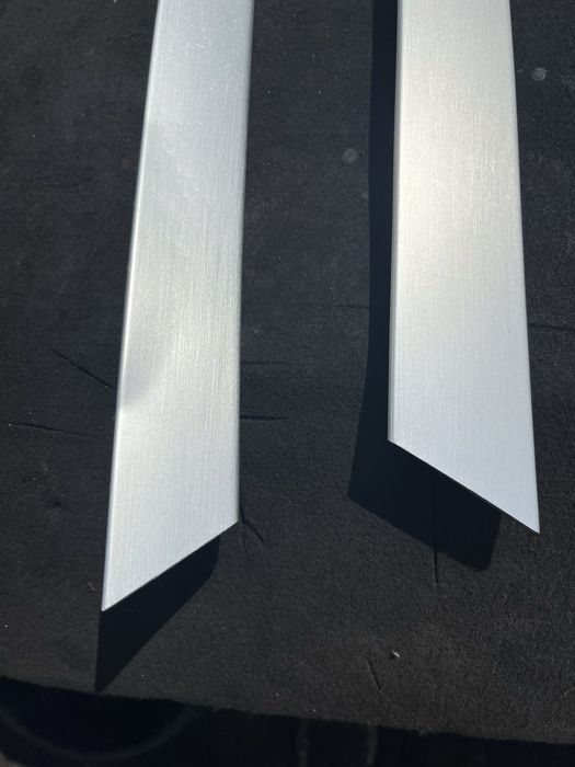 комплект 5 бр лайсни от врати за Audi A6 4f драскан алумин Sline ном 9