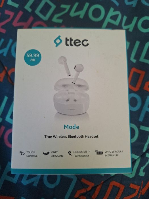 Слушалки TTEC true wireless Bluetooth headset