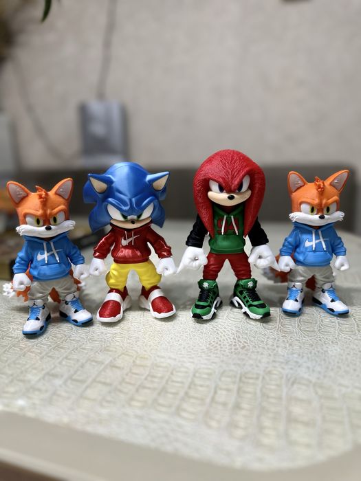 Sonic, Соник, фигурки 3D, 3д