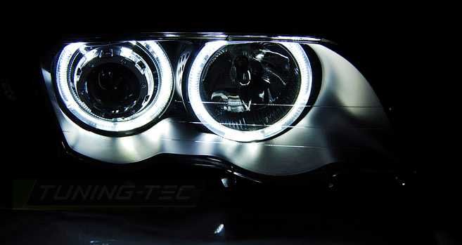 Фарове БМВ Е46 98-01 CCFL LED Angle eyes Нови тунинг BMW E46 Седан