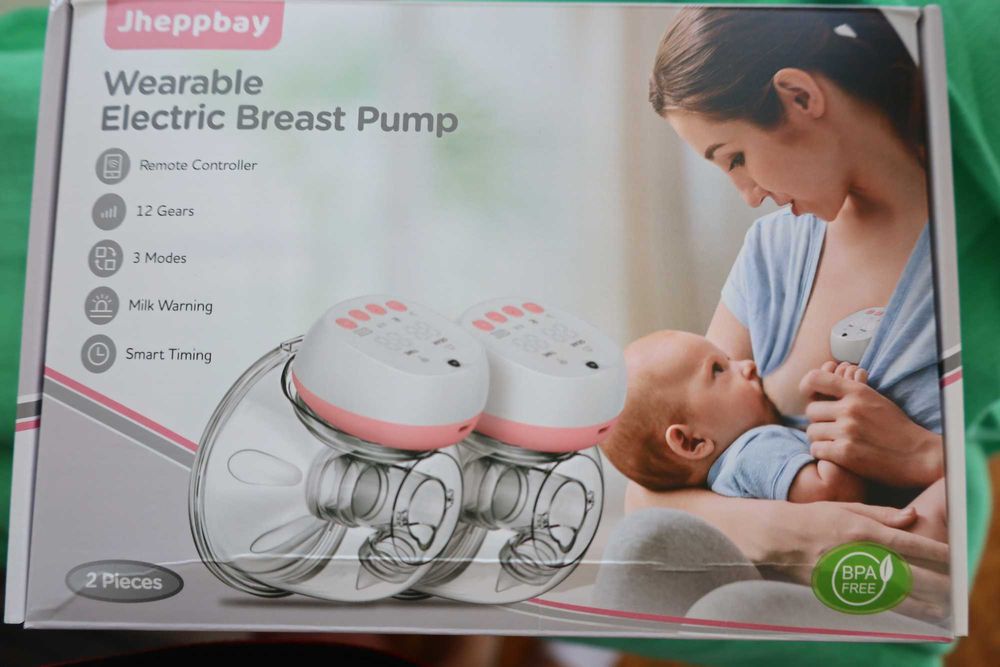 Електрическа помпа за кърма Jheppbay, преносима, без ръце- двойна