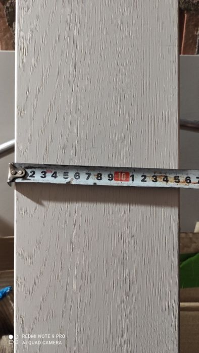 Доборная доска белая