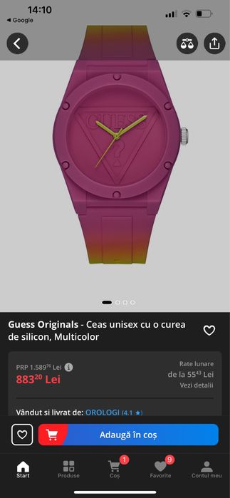 Ceas guess unisex