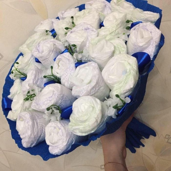 Букет из подгузников