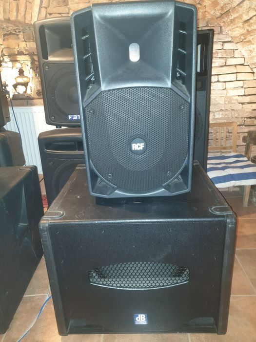 Bas activ Zeck Dca501/Db sub808d/Rcf 712a mk2