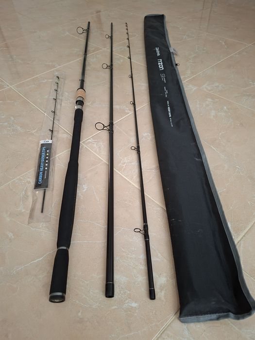 Фидер въдица Daiwa N'ZON и макари Shimano aero 5000BB и Daiwa N'zon plus 5000s-cp