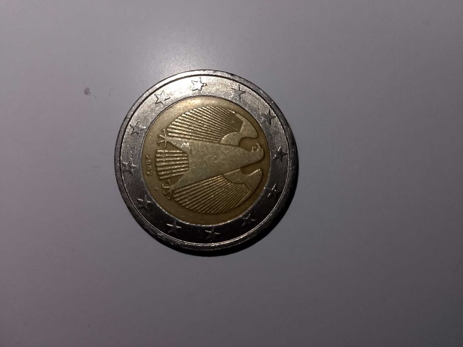 2 евро монета 2002 Германия