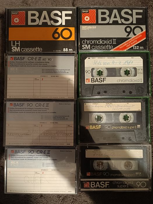 Casete audio BASF cromdioxide