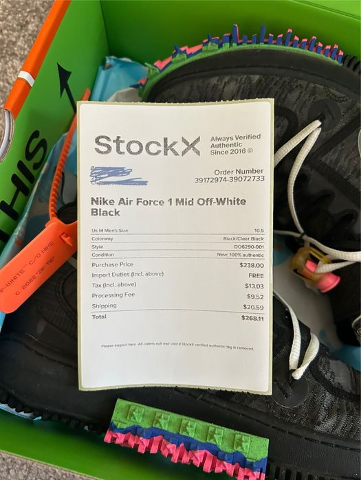 Nike Off-White Air Force 1 Mid