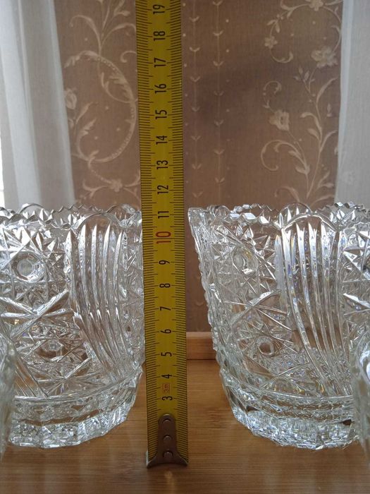 Хрустальные вазы парные