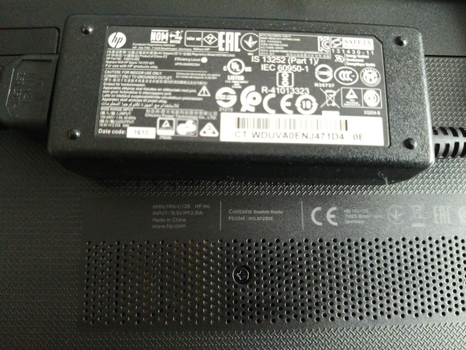 Laptop HP 15-ra0xx, Intel Celeron N3060, 4GB RAM, HDD 500GB, 15.6"