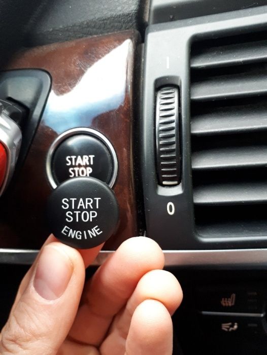 Кнопка запуска двигателя Start Stop на БМВ BMW X5 X6 E60 E70 E71 E90