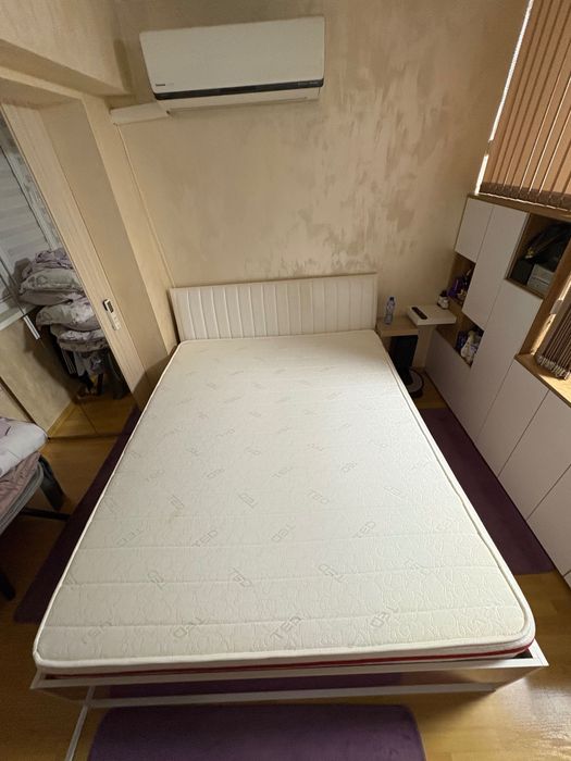 Матрак двулицев Тед с мемори пяна, средно твърд.