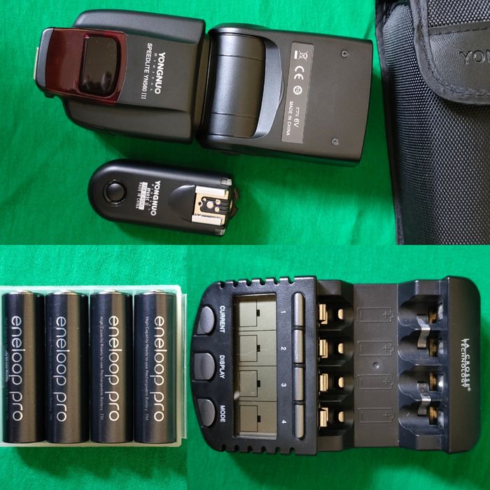 рюкзак Monfrotto, вспышки, батарейки, зарядник, синхронизатор, штатив